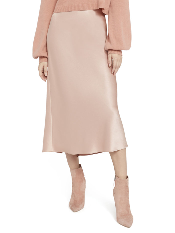 MAEVE SLIP SKIRT - ROSE TAN