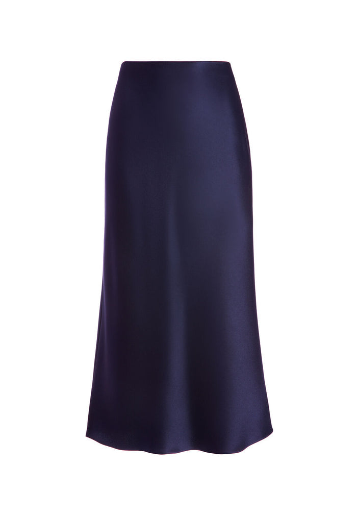 MAEVE SLIP SKIRT - NAVY