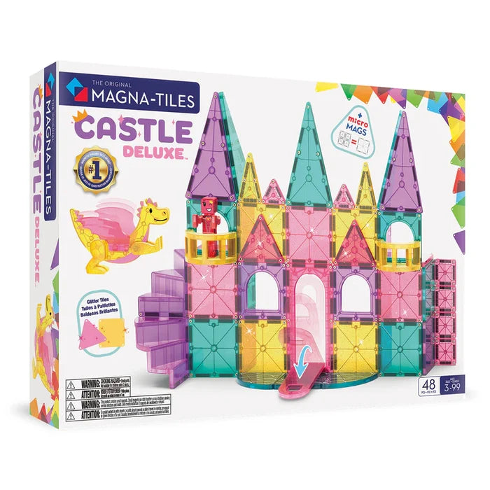 MAGNA-TILES Castle DLX 48-Piece Set