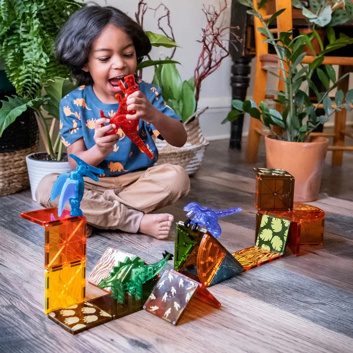 MAGNA-TILES Dino World 40-Piece Set