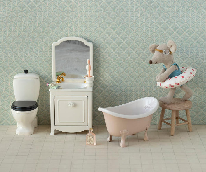Maileg Bathtub, Mouse - Rose