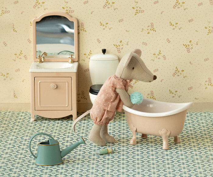 Maileg Bathtub, Mouse - Rose