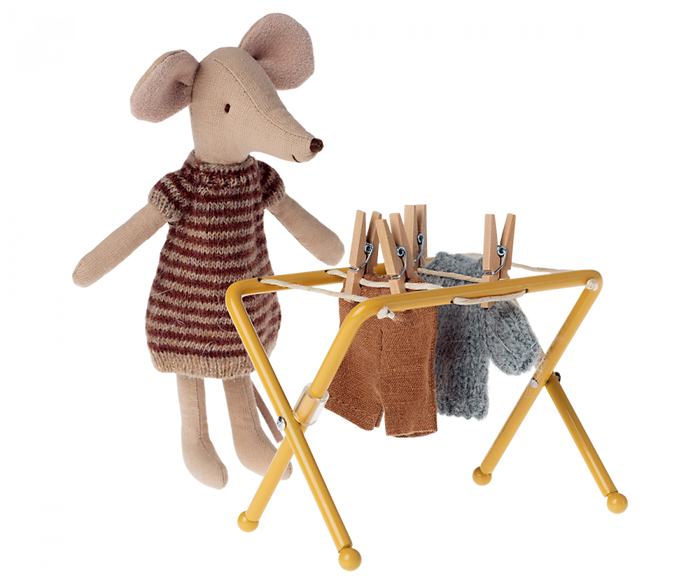 Maileg Drying Rack, Mouse