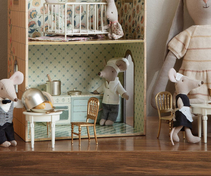 Maileg Gold Chair, Mouse