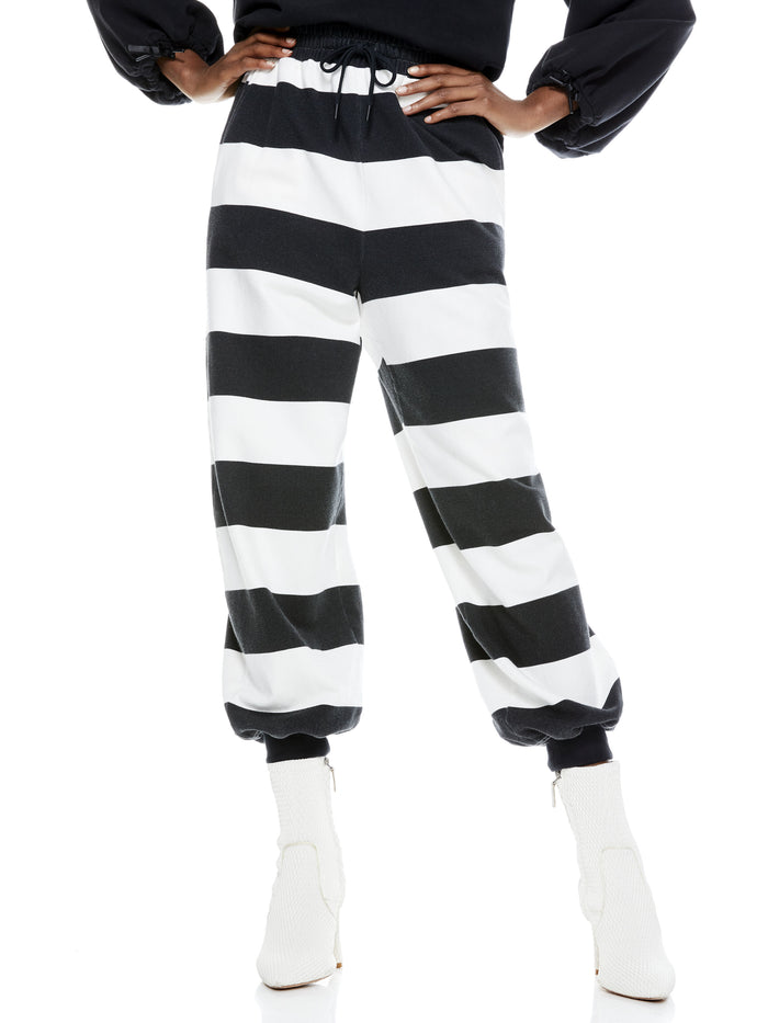 MALIBU BAGGY JOGGER - BOLD STRIPE