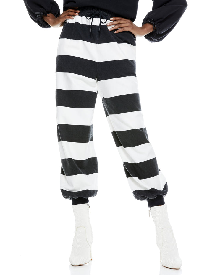 MALIBU BAGGY JOGGER - BOLD STRIPE