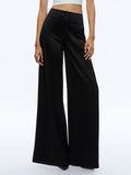 MAME HIGH RISE WIDE LEG PANT - BLACK
