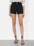 MAME LINEN SHORT - BLACK