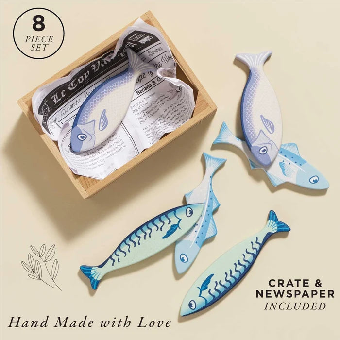 Market Fish Wooden Play Market Crate