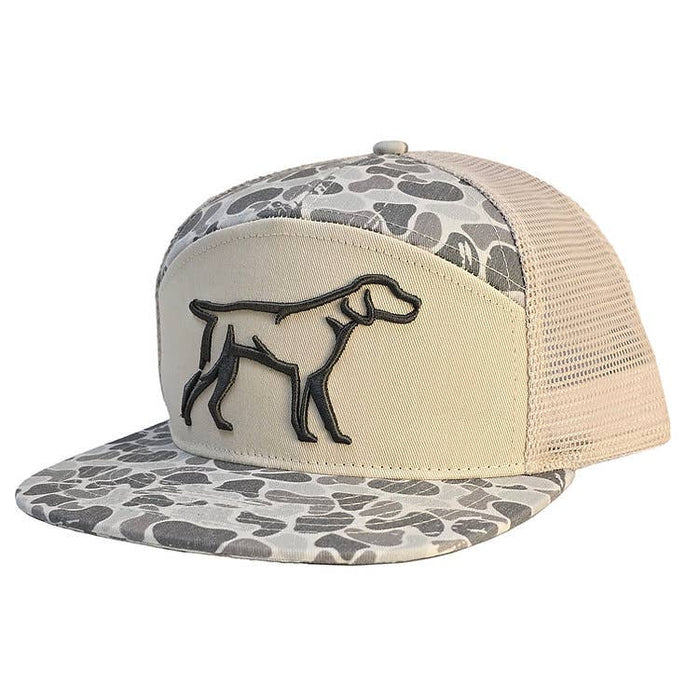 Marsh Camo 7 Panel 3D Puff Hat (RH-188)