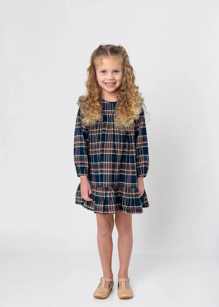 Matilda Gingham Long Sleeve Dress