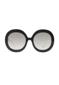 MELROSE SUNGLASSES - BLACK/WHITE