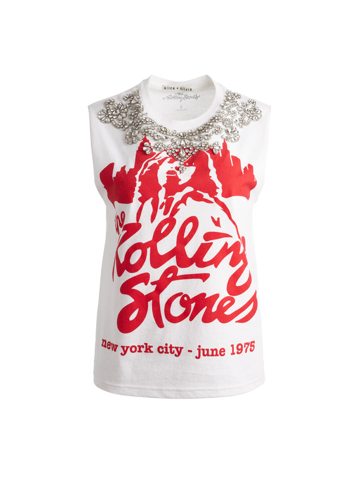 MICAH MUSCLE TANK - OFF WHITE/MULTI