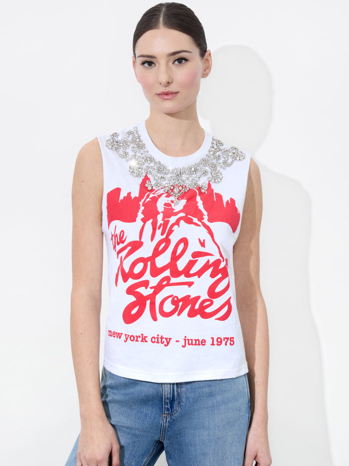 MICAH MUSCLE TANK - OFF WHITE/MULTI