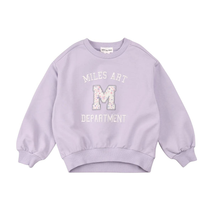 Miles Art Dept. Embroidered Thistle Sweatshirt