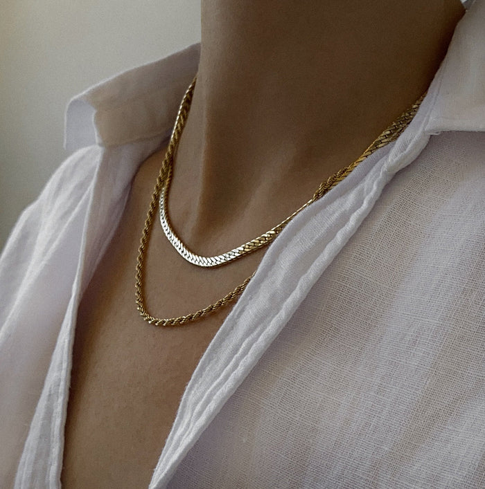 Mini Bowie Rope Necklace