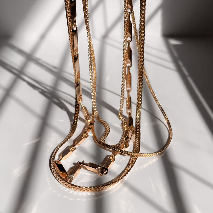 Mini Drew Curb Necklace