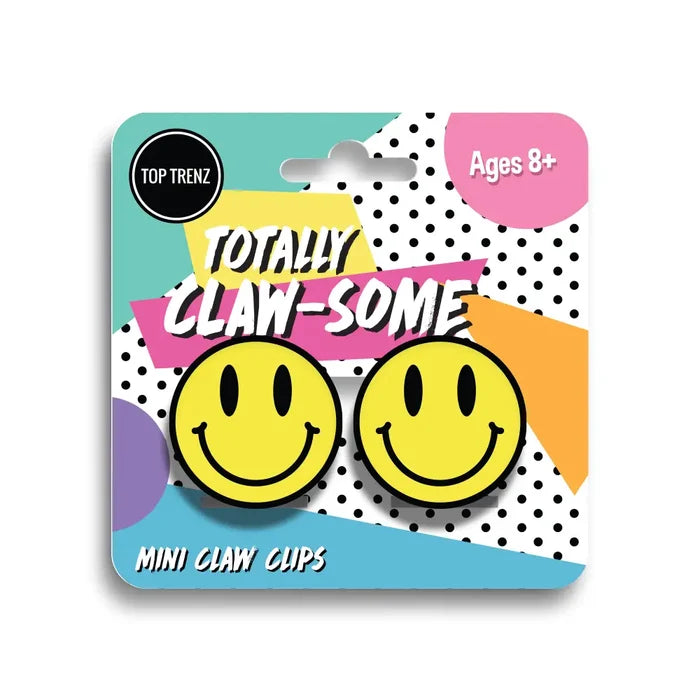 Mini Smile Claw Clips
