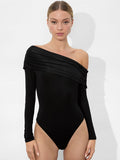 MOLLIE CONVERTIBLE BODYSUIT - BLACK