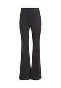 MOXIE HIGH WAISTED SIDE ZIP PANT - BLACK