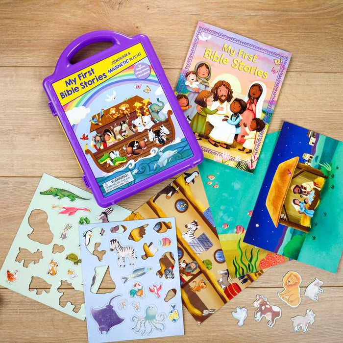 My First Bible Stories: Storybook & Magnetic Play Set by Lori C. Froeb