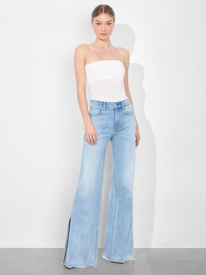 NAOMI STRAPLESS BODYSUIT - OFF WHITE