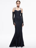 NATACHA GODET MAXI DENIM DRESS - DARK RINSE