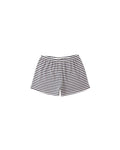 Navy Stripe Pointelle Shorts