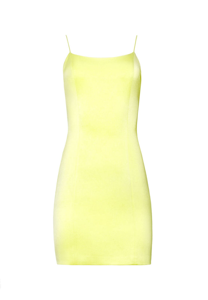 NELLE FITTED MINI DRESS - DAFFODIL