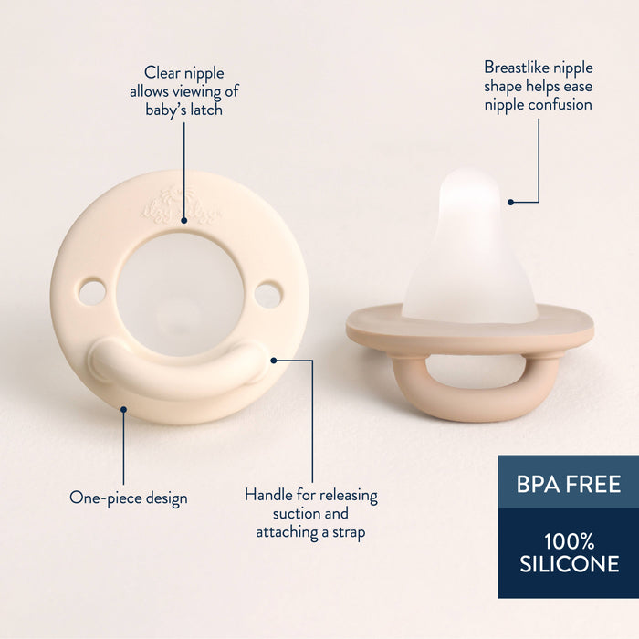 *NEW* Latch & Soothe™ Breastlike Pacifier - Taupe