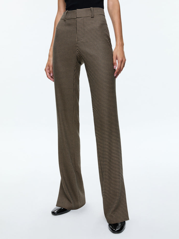 NEW OLIVIA TROUSER - CAMEL/BLACK