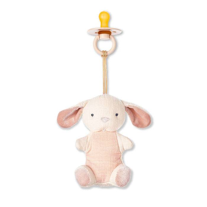 *NEW OPTIONS* Bitzy Pal Natural Rubber Pacifier & Plush