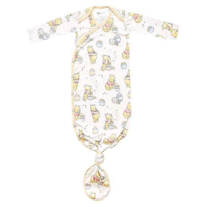 Newborn Knotted Gown- Hunny