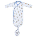 Newborn Knotted Gown- Winnie The Pooh & Friends