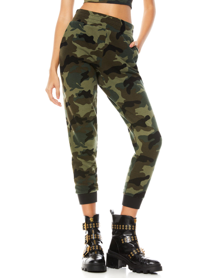 NYC CAMO SLIM JOGGER - CAMO GIRL
