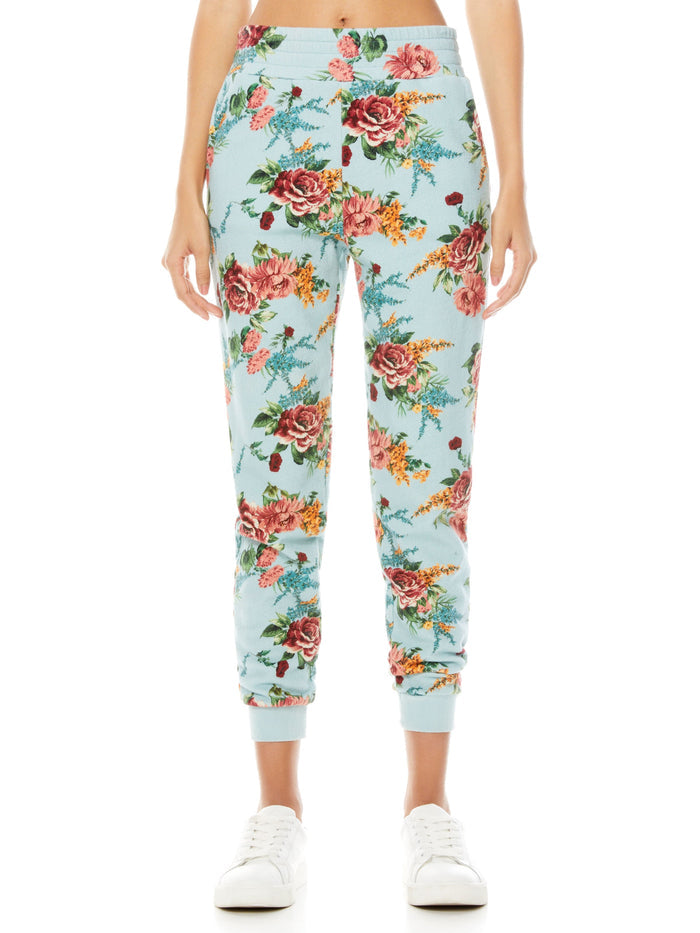 NYC CAMO SLIM JOGGER - FLORAL EXPRESS SM WATERFALL