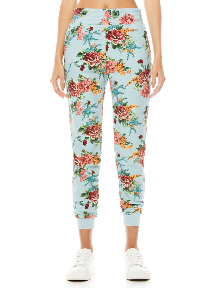 NYC CAMO SLIM JOGGER - FLORAL EXPRESS SM WATERFALL