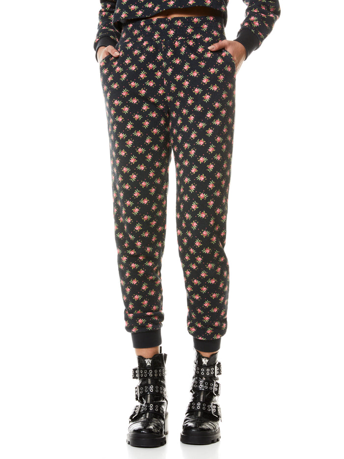 NYC CAMO SLIM JOGGER - HEIRLOOM SM BLACK