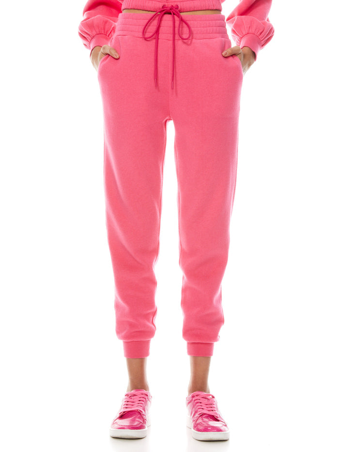 NYC SLIM JOGGER - WILD PINK