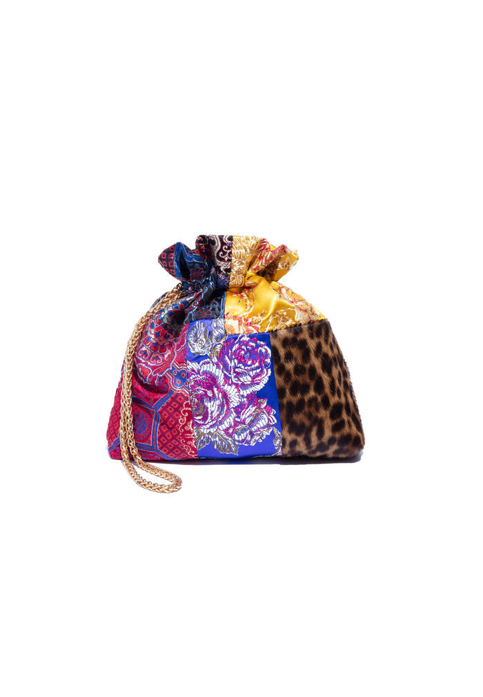 ODESSA PATCHWORK POUCH - MULTI