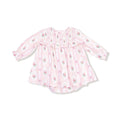 Ogee Lace Floral Long Sleeve Smocked Ruffle Bubble with Skirt