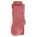 Old Rose Cable Knit Tights