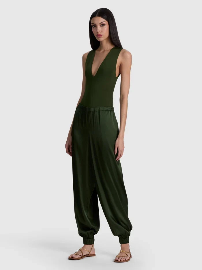 OLEA BODYSUIT - DARK FERN