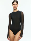 OLEA BODYSUIT - BLACK