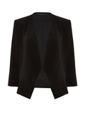 OLIVER DRAPED SHWL COLLAR BLZR - BLACK
