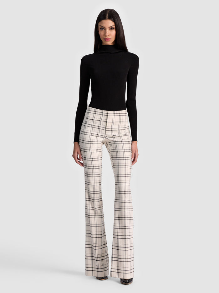 OLIVIA BOOTCUT PANT - COOL GIRL PLAID