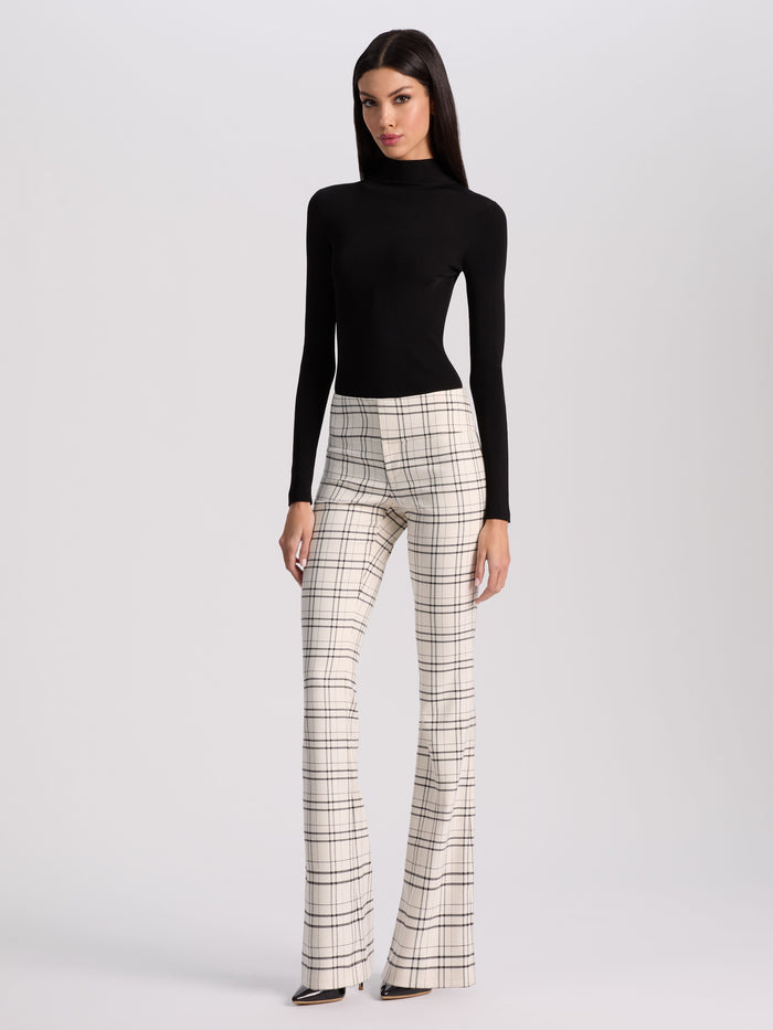 OLIVIA BOOTCUT PANT - COOL GIRL PLAID
