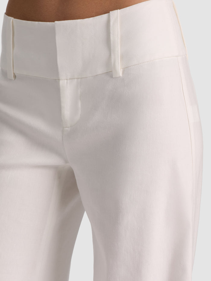 OLIVIA WIDE LEG PANT - OFF WHITE