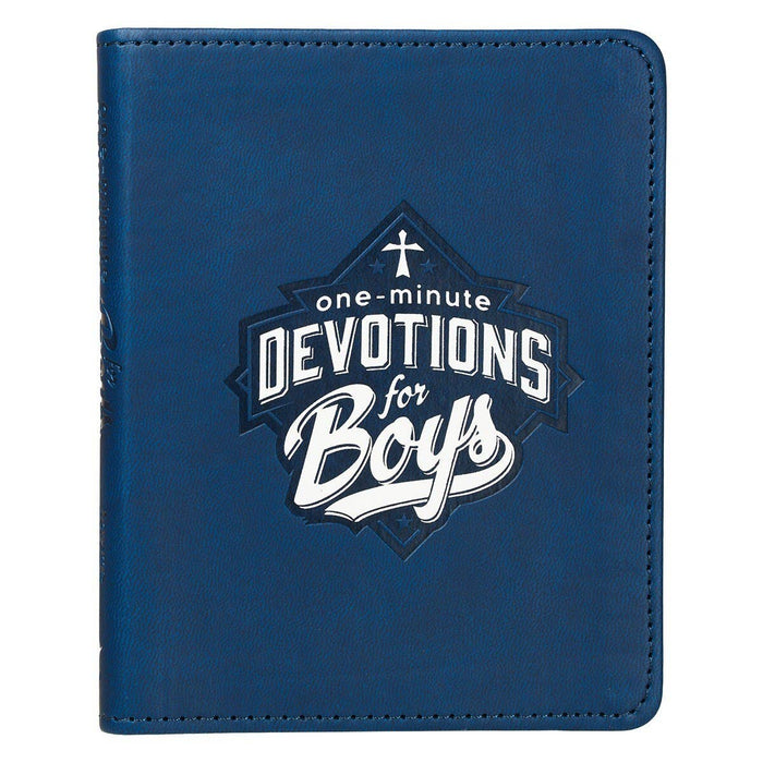 One-Minute Devotions for Boys Faux Leather