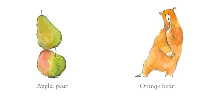 Orange Pear Apple Bear
